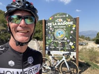 Col de la Madone de Gorbio von Menton