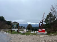 Col de la Madone de Gorbio von Menton