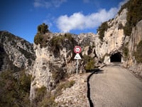 Col de la Madone de Gorbio von Menton