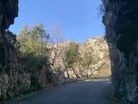 Col de la Madone de Gorbio via Route de Val de Gorbio
