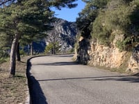 Col de la Madone de Gorbio via Route de Val de Gorbio