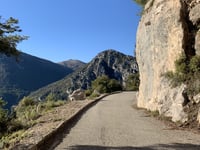 Col de la Madone de Gorbio via Route de Val de Gorbio