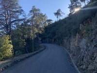Col de la Madone de Gorbio via Route de Val de Gorbio