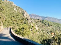 Col de la Madone de Gorbio via Route de Val de Gorbio