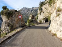 Col de la Madone de Gorbio via Route de Val de Gorbio