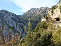 Col de la Madone de Gorbio via Route de Val de Gorbio