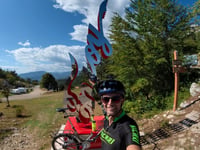 Col de la Madone de Gorbio von Menton