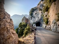 Col de la Madone de Gorbio von Menton