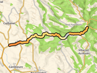Col de la Malpère from Cailhau