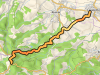 Col de la Malpère from Lavalette
