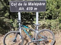 Col de la Malpère from Lavalette