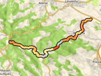 Col de la Malpère via Roulièns
