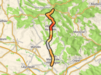 Col de la Malpère from Saint Martin de Villereglan via Villarezel du Razès