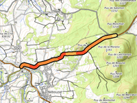 Col de la Moréno von Les Quatre Routes