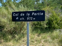 Col de la Pertie from Villeperdrix
