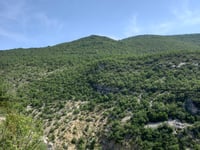 Col de la Pertie from Villeperdrix