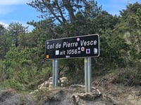 Col de la Pierre Vesce desde Villebois-les-Pins