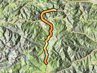 Col de la Quillane da Gorges de l'Aude