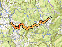 Col de la Rivière Noire von Saint Clément