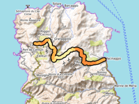Col de la Serra from Maccinagio