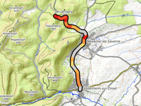 Col de la Tête du Christ von Dossenheim-sur-Zinsel