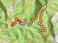 Col de la Tribale from Le Mazel