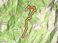 Col de la Vaccia desde Les Baines