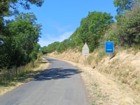 Col de la Vazèze depuis Vins Haut