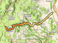 Col de la Volpilère von Saint-Germain
