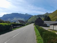 Col de Labays from Bedous via Col de Bouésou
