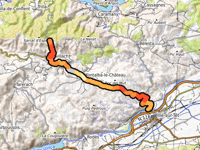 Col de las Couloumines from Ille sur Têt