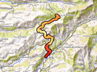 Col de Légal von Jaulhac über Route des Crêtes