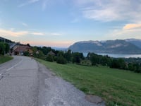 Col de Leschaux from Pont Detrier