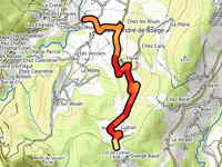 Col de Ludran from Saint-André-de-Boëge