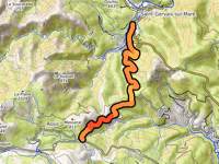 Col de Madale from Saint Gervais sur Mare