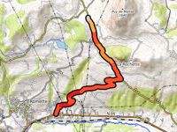 Col de Manse da Pont Sarrazin via La Rochette