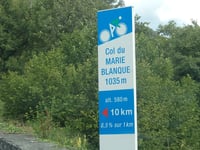 Col de Marie-Blanque from Bielle