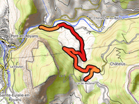 Col de Meselier / Châtelus von Pont-en-Royans