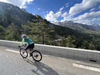 Col de Montgenèvre vanuit Briançon