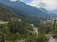 Col de Montgenèvre from Briançon