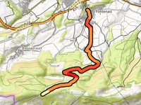 Col de Montvoie vanuit Porrentruy
