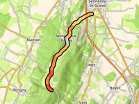 Col de Navois da Château Ruffey via Ragny Montceaux