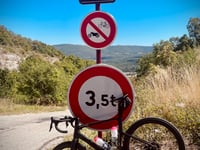 Col de Notre Dame des Abeilles from Monieux