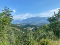 Col de Pennes from Recoubeau