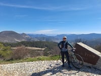 Col de Perty depuis Saint Auban sur l'Ouvèze