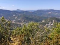 Col de Perty z Saint Auban sur l'Ouvèze