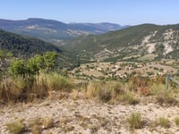 Col de Perty z Saint Auban sur l'Ouvèze