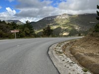 Col de Peyruergue desde Saint Aubun sur l'Ouvèze