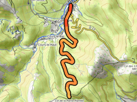Col de Pierre Plantée from Saint Gervais sur Mare