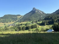 Col de Plance from Bellecombe-en-Bauges